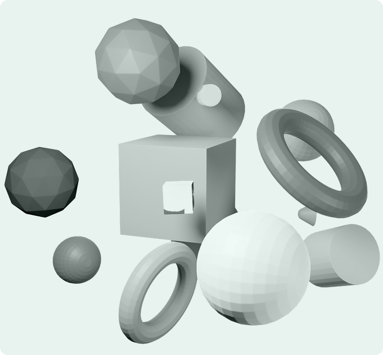 3D geometric shapes